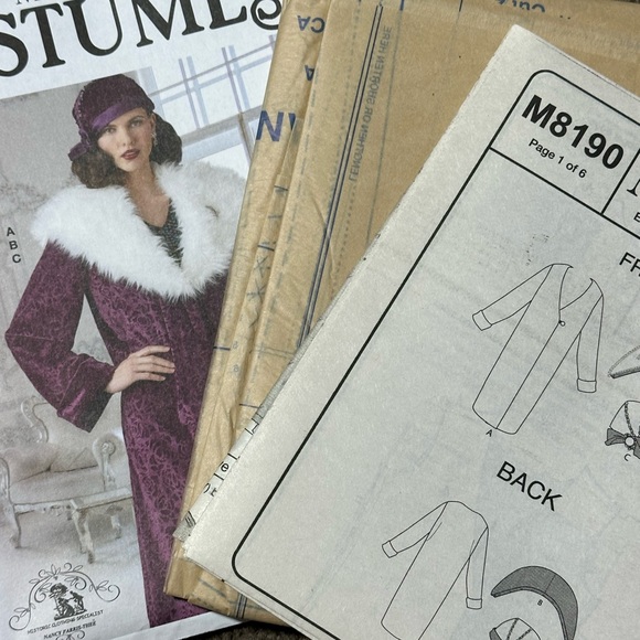 M8190 McCall’s Costume Vintage Coat Pattern - Picture 2 of 3